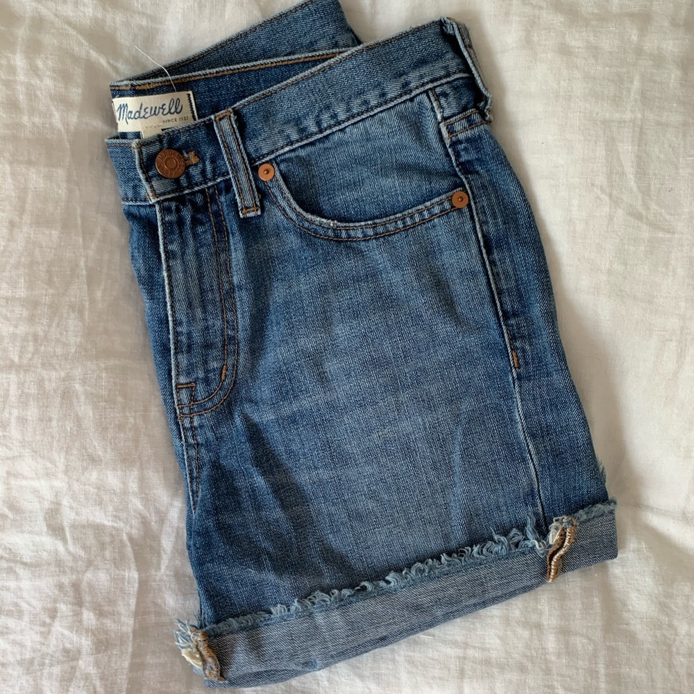 Madewell denim cutoff shorts